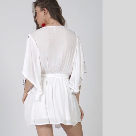 🎉HP🎉 Free People White Cora Embroidery Dress - Picture 4 of 4